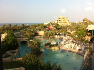 Water park on the Palm