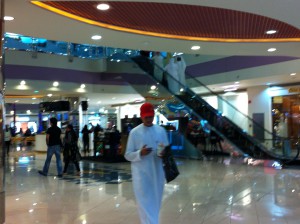 Walking in the Marina Mall, Abu Dhabi