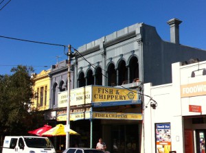 A house near the tram stop of South Melbourne Beach