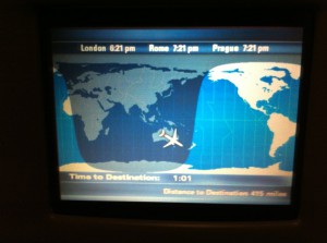Approaching the destination