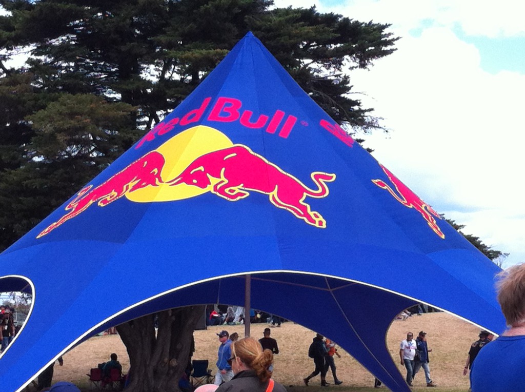Australian Grand Prix Red Bull shelter Australian Grand Prix Red Bull shelter