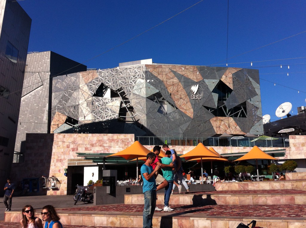 Federation Square, Settling in Melbourne Federation Square, Melbourne