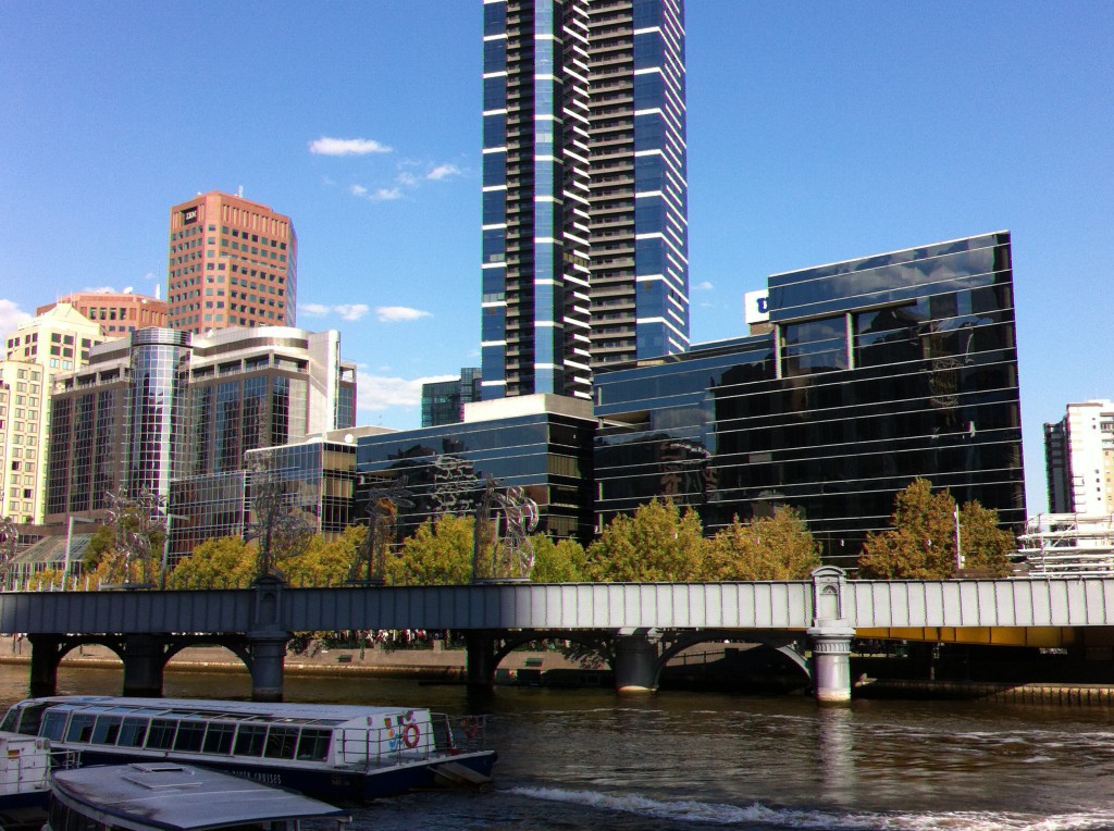 Melbourne Southbank and Eureka building Melbourne Southbank and Eureka building