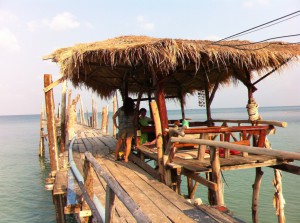 Pier restaurant on Ao Lung Dam beach, Ko Samet