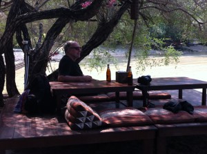 Relaxing and watching the Ao Wong Duean beach, Ko Samet