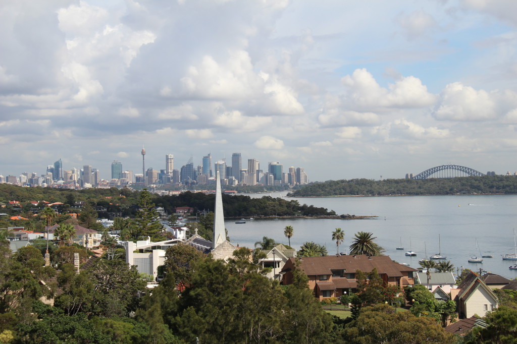 View from the Gap towards Sydney