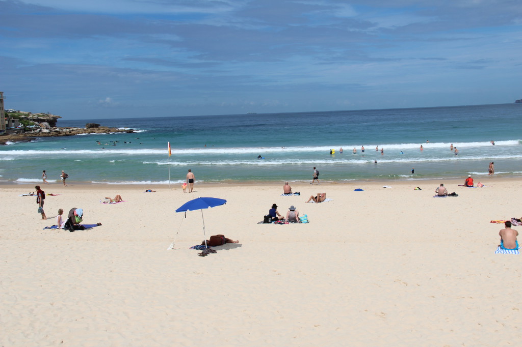 Bondi Beach sunbathers Bondi Beach, Sydney