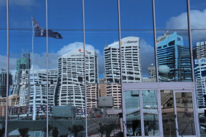 Window reflection in Darling Harbour, Sydney