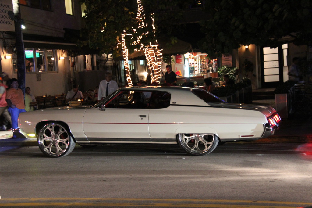 Ocean Drive car, Miami