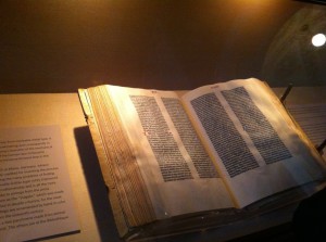 Gutenberg Bible, Congress Library, Washington DC