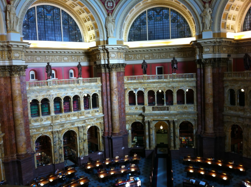 The Main Reading Room of the Congress Library The Main Reading Room of the Congress Library