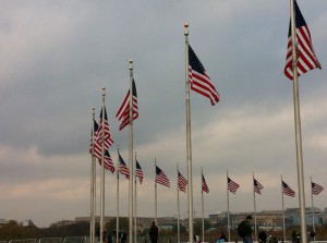 US Flags, Washington Memorial, Washington DC