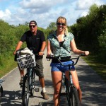 Cycling in Shark Valley, the Everglades