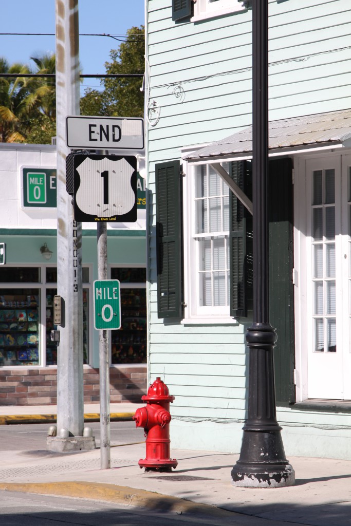 End of US 1 in the Florida Keys End of US 1 in the Florida Keys