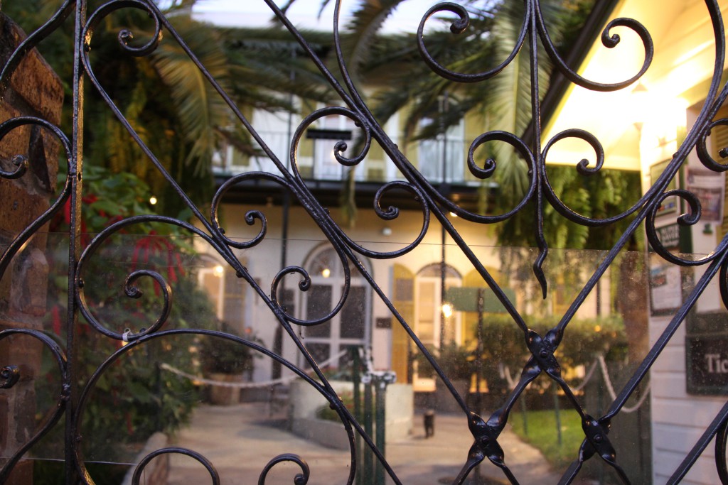 Gate of Hemingway Home at the end of the Florida Keys Gate of Hemingway Home at the end of the Florida Keys