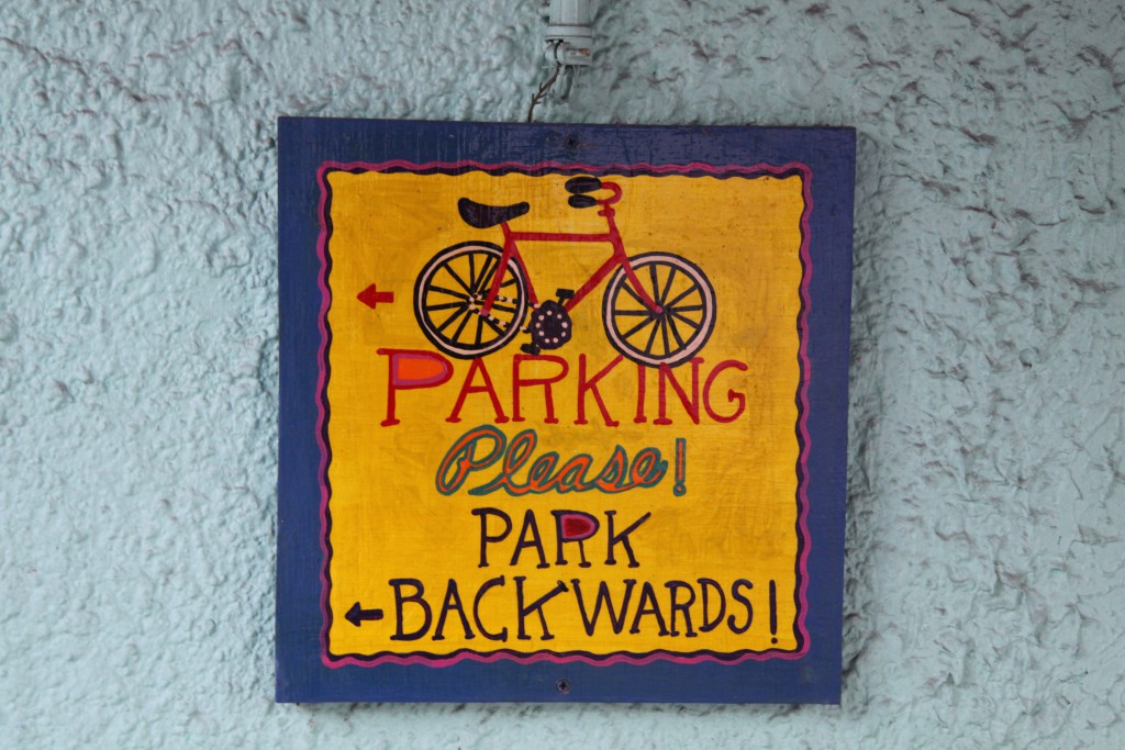 A parking sign, Key West A parking sign, Key West