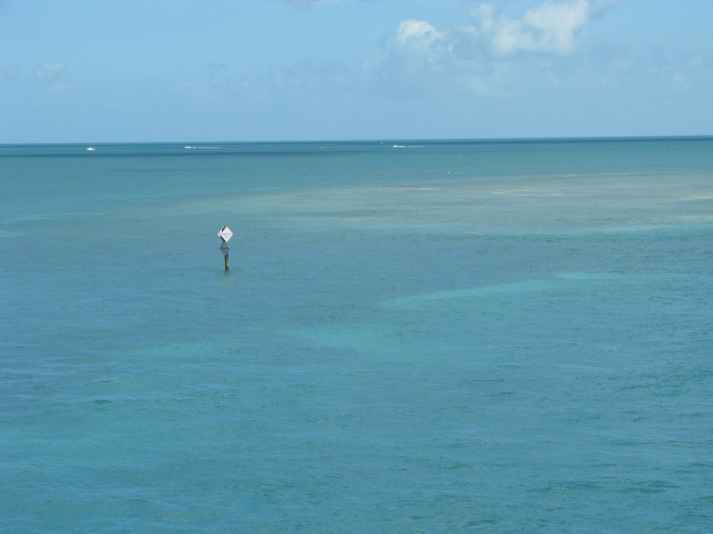 Sea view from the US1, Florida Keys Sea view from the US1, Florida Keys