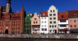 Historic Gdansk from Motlawa river
