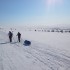 Skiing in sunshine