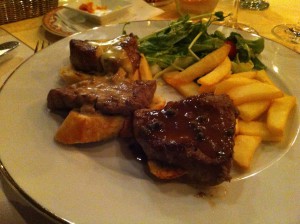 Three presidents' beef sirloin