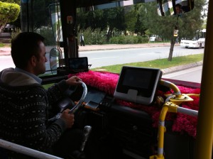 A dolmus bus, Turkey