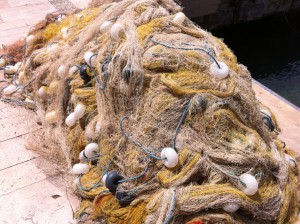 A fishing net, Port of Kaleici