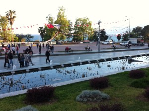 A seaside park