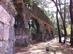 Aqueduct at Phaselis, Turkey