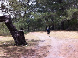 Lycian Way along Phaselis Beach