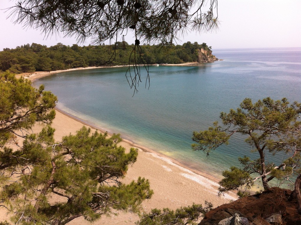 Phaselis Beach from the Hill