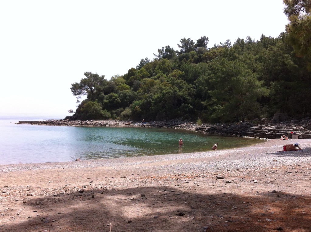 Beach, Phaselis Ruins, Turkey