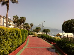 Walking way in Kemer