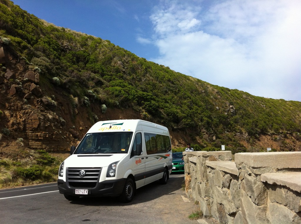 Great Ocean Road with a campervan