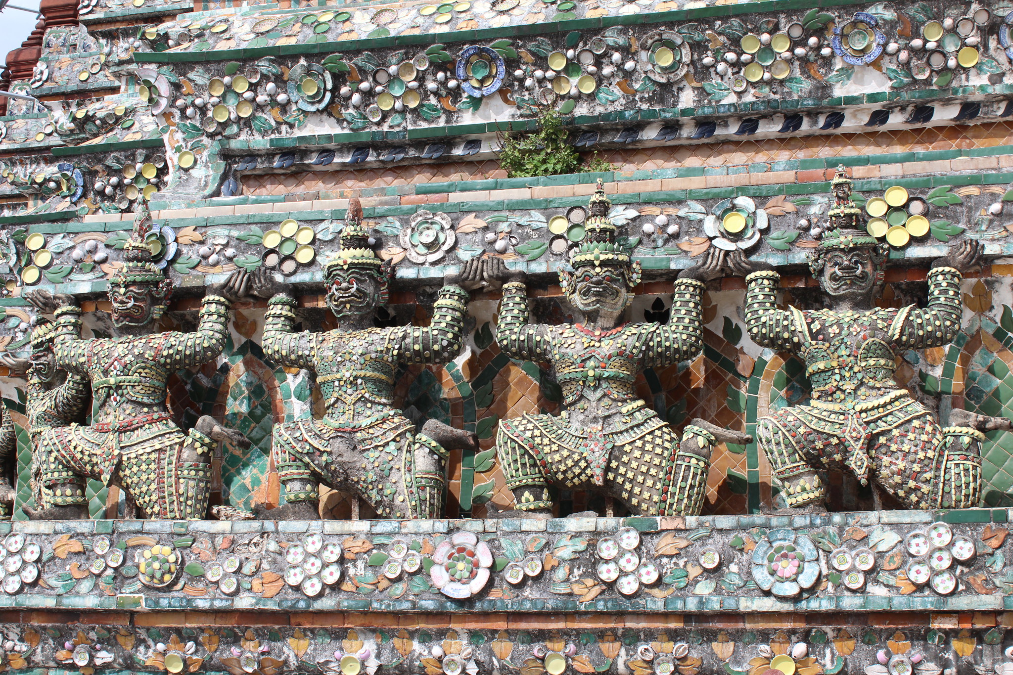 Decorations, Wat Arun, Bangkok