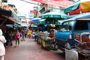 A view of Bangkok Chinatown Market