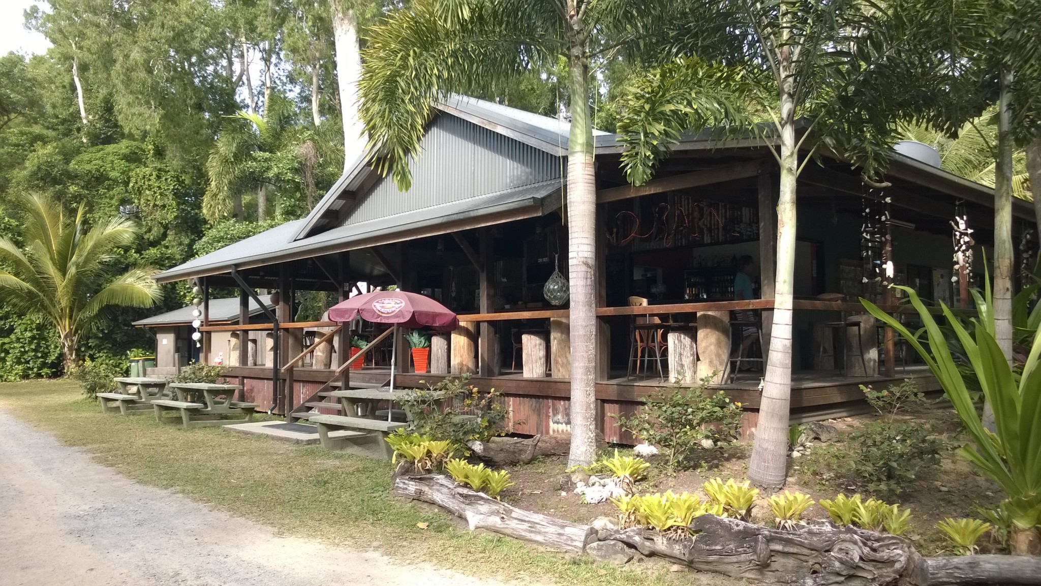 The restaurant of Cape Tribulation Camping Cape Tribulation Camping, self drive trip to the Daintree Rainforest