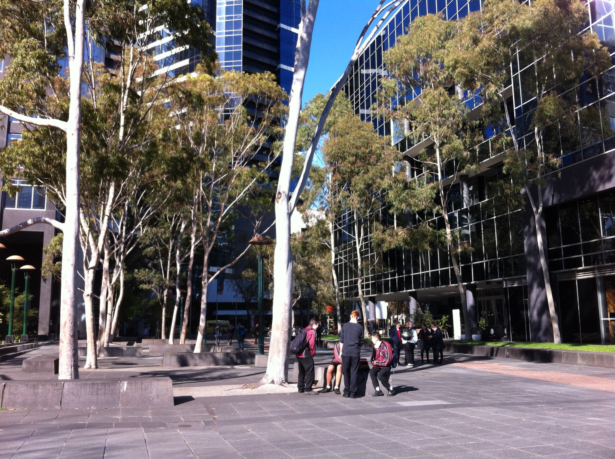 Eureka Tower along Yarra River walk
