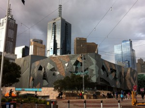 Dreaming about travel: Federation Square, Melbourne