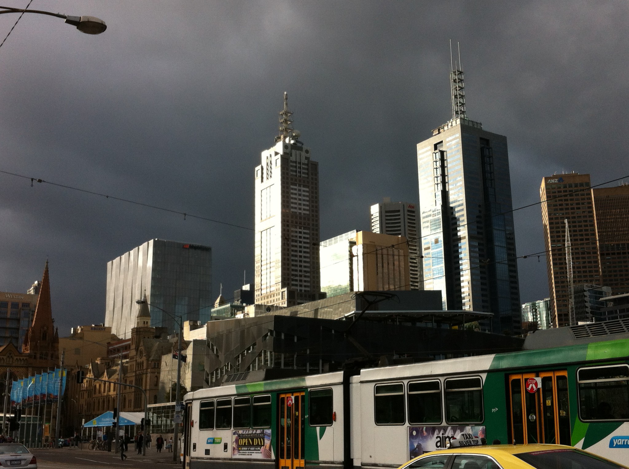 Melbourne Tram at Federation Square