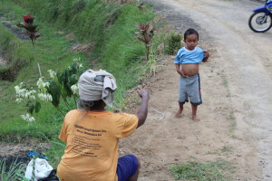 Local life in Jatiluwif, Bali fay trip by car
