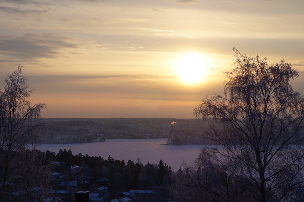 Lake Pyhäjärvi sunset from Pispala, Tampere Lake Pyhäjärvi sunset from Pispala, Tampere