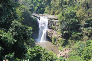 Drive in Central Bali, waterfall