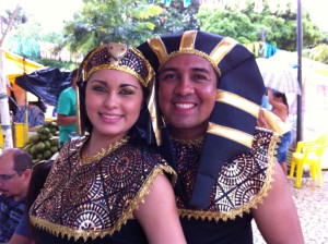 Olinda Carnival Egyptian clothing