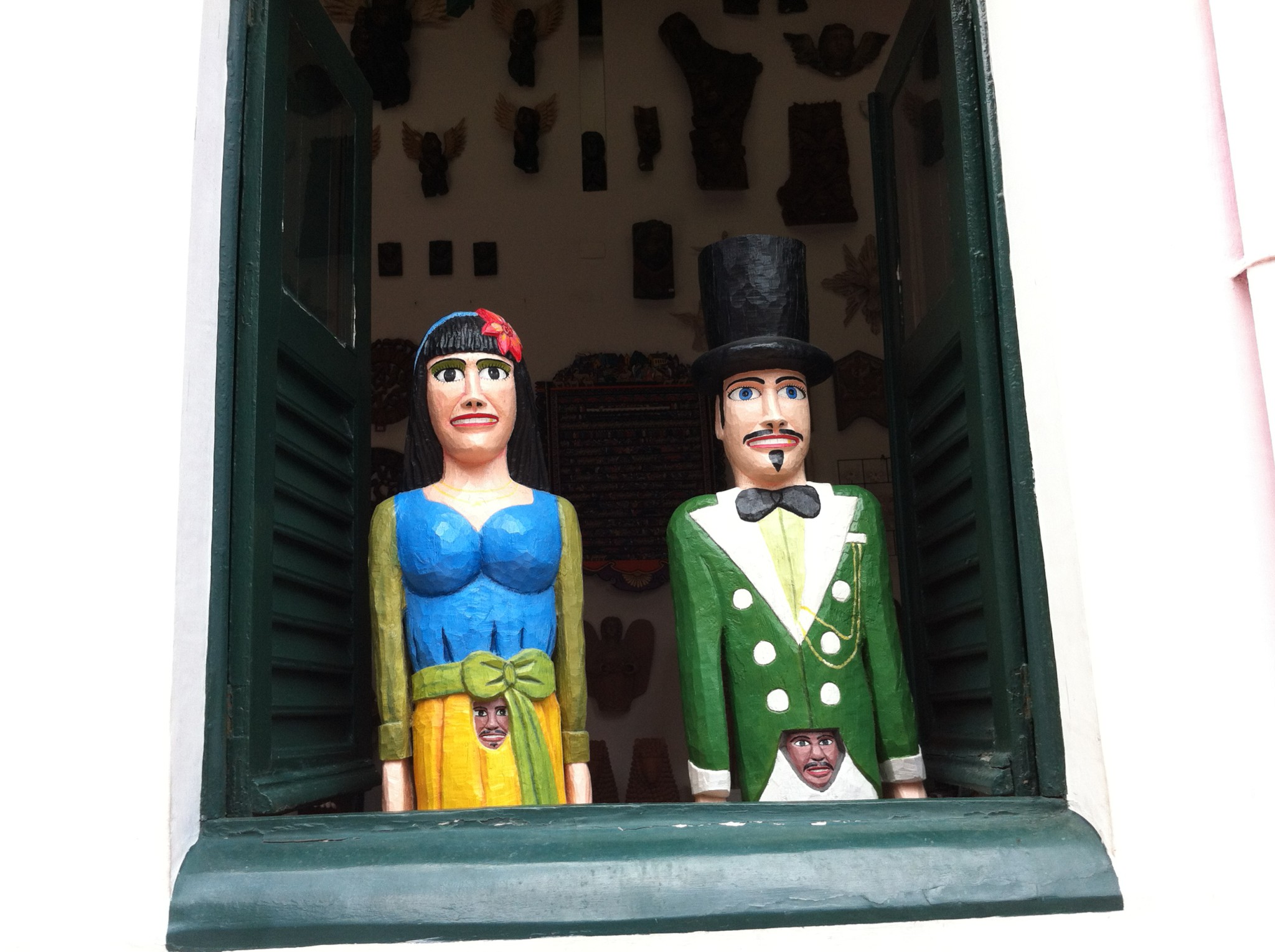 Olinda Carnival puppet couple Olinda Carnival puppet couple