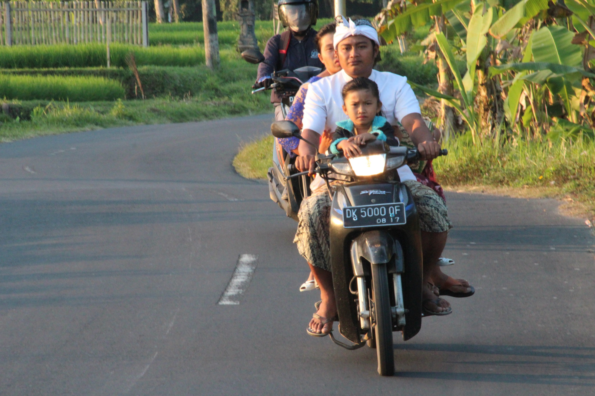 On the way to temple, central Bali day trip On the way to temple, central Bali day trip
