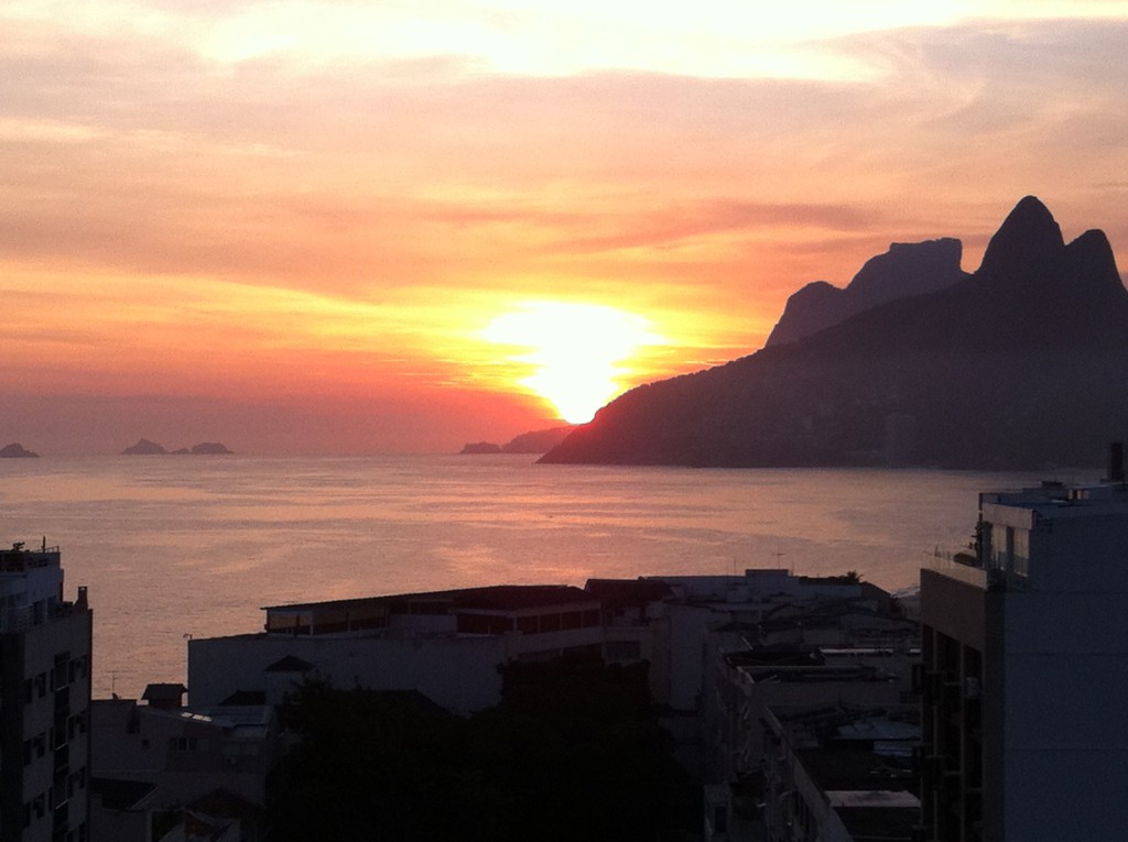 Ipanema sunset Ipanema sunset, sightseeing in Rio de Janeiro