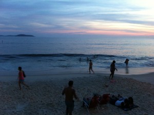 Ipanema swimmers
