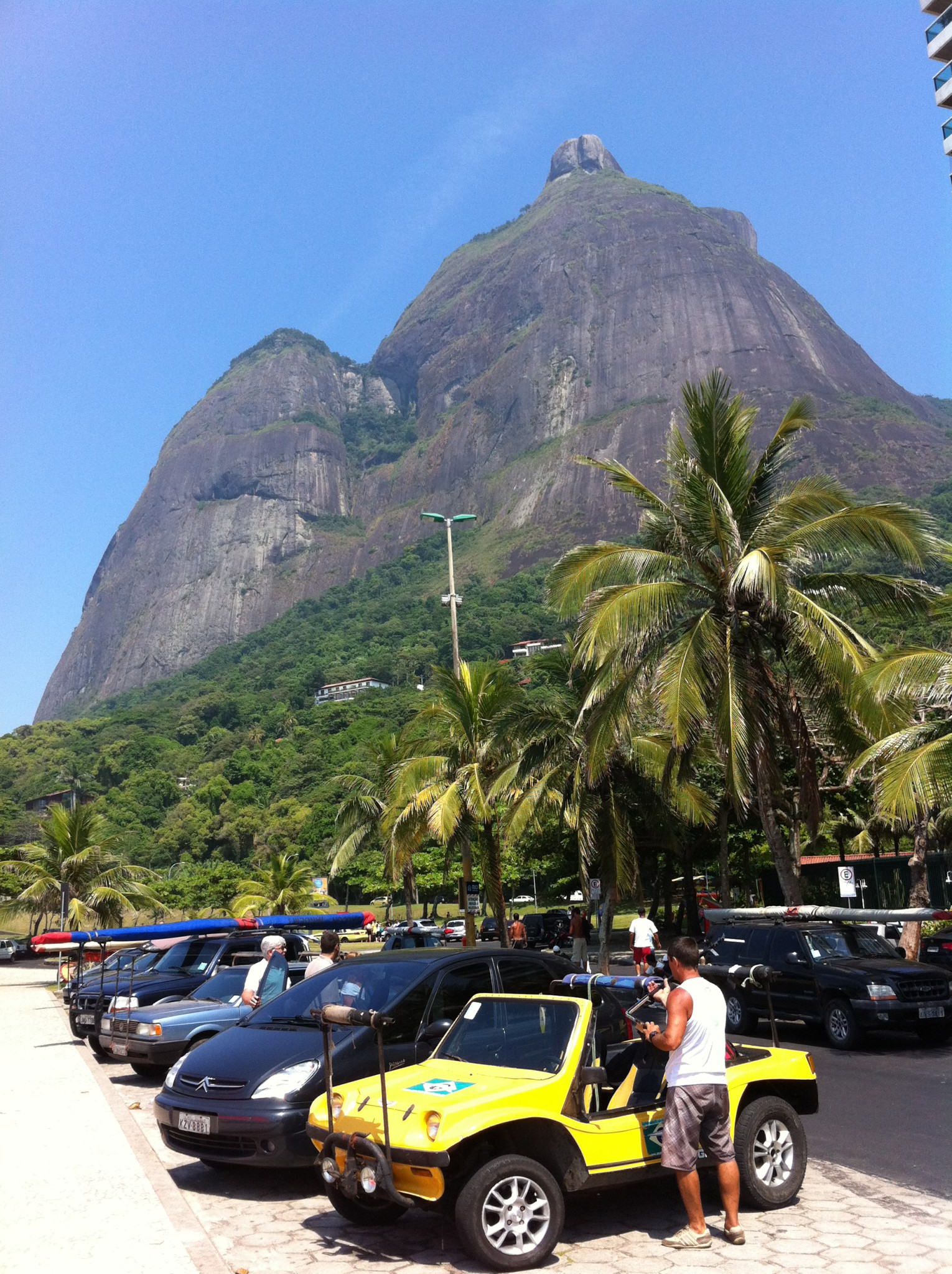 Praia de Sao Conrado beach buggies, Rio de Janeiro Praia de Sao Conrado beach buggies