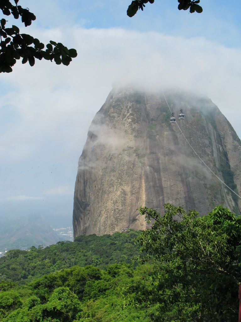 Sugar Loaf Mountain and clouds Sugar Loaf Mountain and clouds