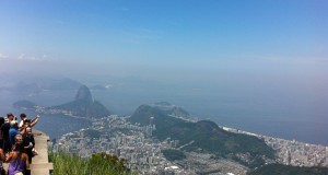 Tourists at Christ the Redeemer